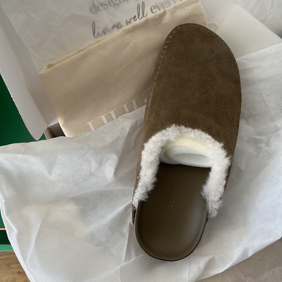 NWT Jenni Kayne Shearling-Lined Moc Clog Size 36 - Picture 3 of 8